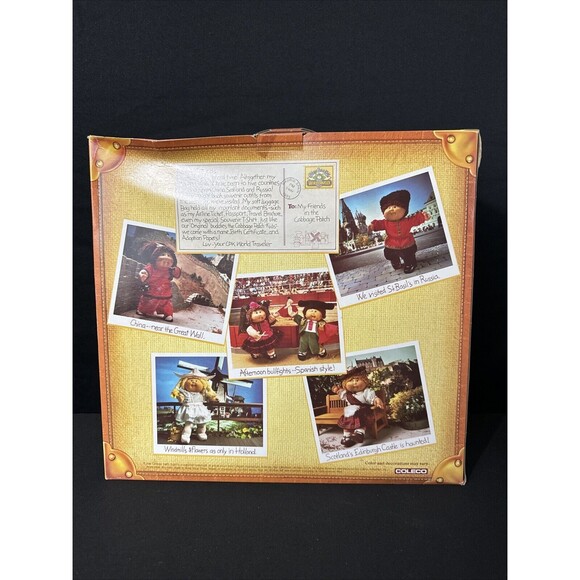 1985 Cabbage Patch Kids World Traveler Coleco “Peter Sheldon” Spain New, Opened - Picture 7 of 9